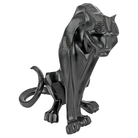 Rampant Tranquility Black Panther Statue