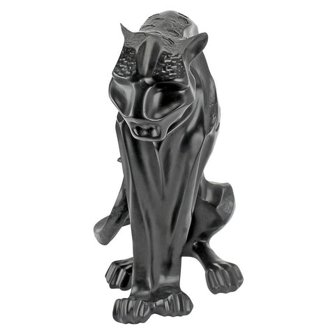 Rampant Tranquility Black Panther Statue