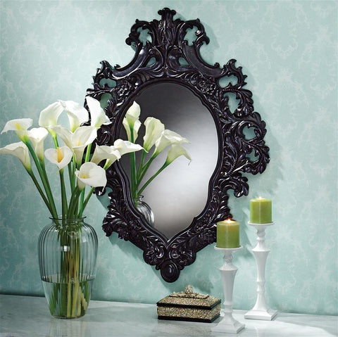 Madame Antoinette Ebony Salon Mirror