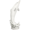 Image of Large Tropical Tale Dolphin Piped Statue