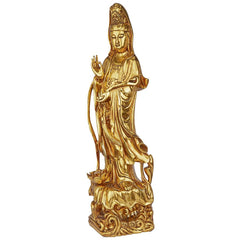 Golden Guan Yin Statue