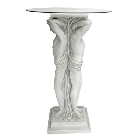 Hermitage Greek Man Pedestal Table