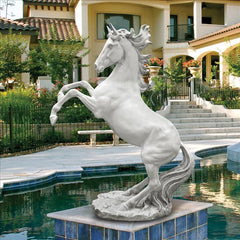 Grande Unbridled Power Horse Statue