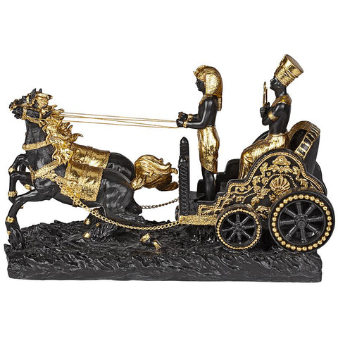 The Royal Egyptian Chariot Procession Of Pharaoh