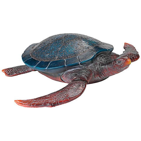 Blue Sea Turtle Illuminated Wall Sculpture