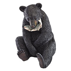 Expert Fisherman Bear Statue