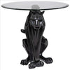 Image of Black Jaguar Glass Top Table