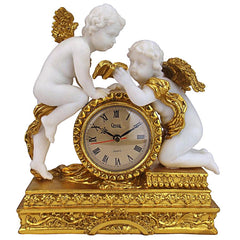 Chateau Carbonne Cherub Mantle Clock