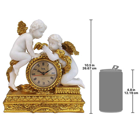 Chateau Carbonne Cherub Mantle Clock