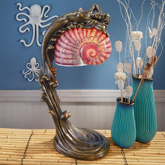 Siren Of The Sea Art Deco Lamp