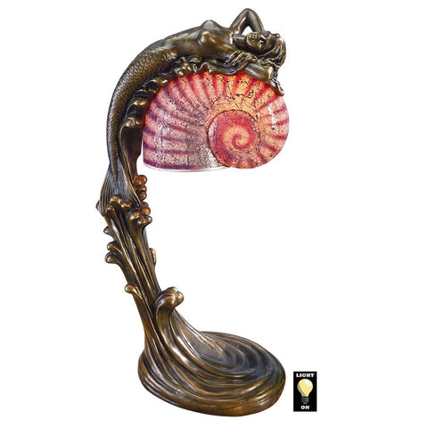 Siren Of The Sea Art Deco Lamp