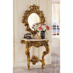 Madame Antoinette Console & Mirror Set