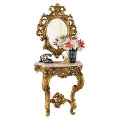 Madame Antoinette Console & Mirror Set