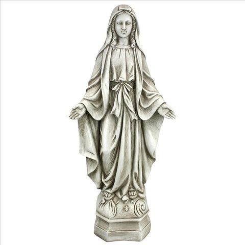 LARGE MADONNA OF NOTRE DAME STATUE