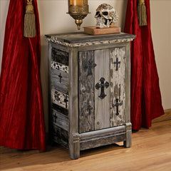 Gothic Sanctuary Side Table Cabinet