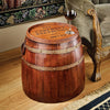 Image of FRENCH WINE BARREL SIDE TABLE