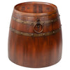 Image of FRENCH WINE BARREL SIDE TABLE