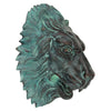 Image of FLORENTINE LION HEAD BRONZE PLAQUE