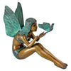 Image of BIRD FAIRY BRONZE STATUE