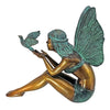 Image of BIRD FAIRY BRONZE STATUE