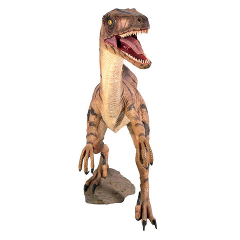 Velociraptor Dinosaur Statue