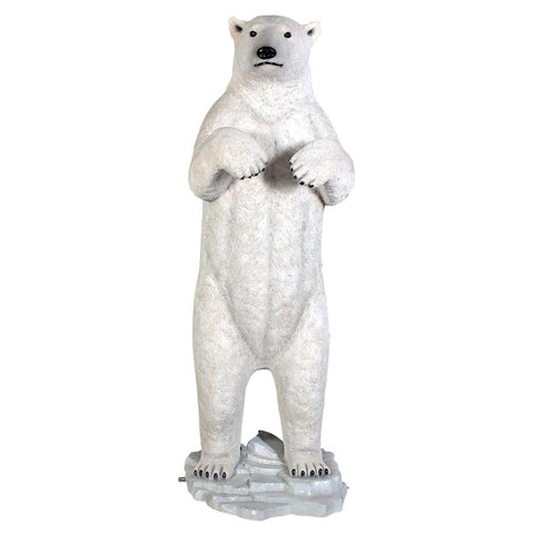 Standing Prodigious Polar Bear Statue