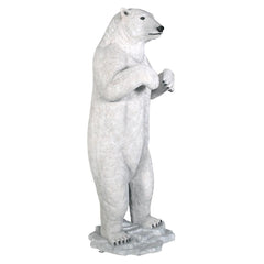 Standing Prodigious Polar Bear Statue