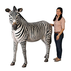 Grand Scale Adult Zebra Statue