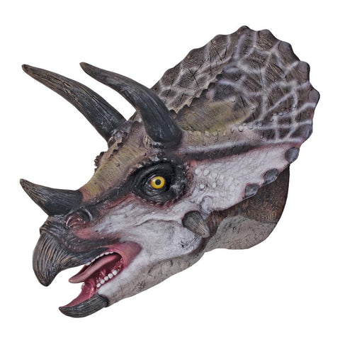 Triceratops Scaled Dinosaur Wall Trophy