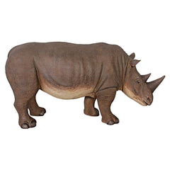 Grand Scale Rhinocerous Statue