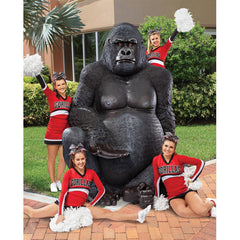 Giant Male Silverback Gorilla Statue - Sculptcha
