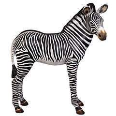 Grand Scale Zebra Foal Statue