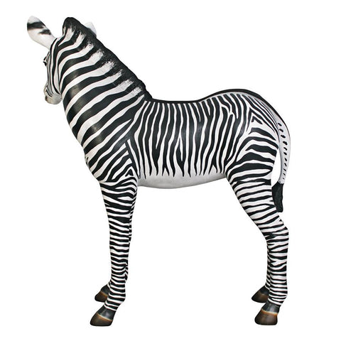 Grand Scale Zebra Foal Statue