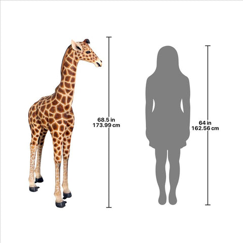 Baako Grand Scale Baby Giraffe Statue
