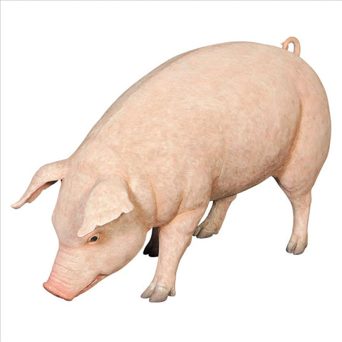 Divine Swine Life Size Farm Pig Statue