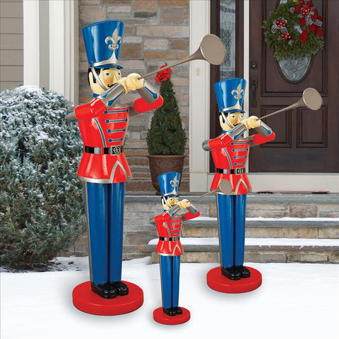 Large Trumpeting Soldier Statue