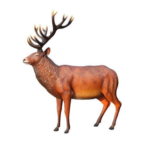 Grand Scale Red Deer Buck Statue