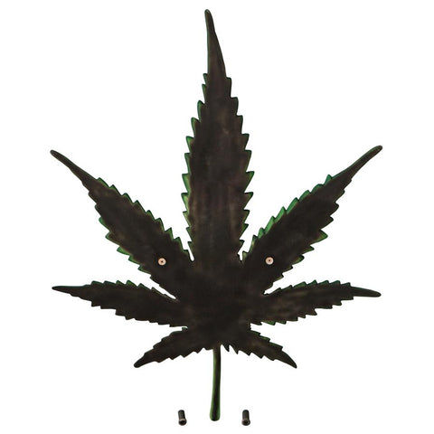 Cannabis Leaf Wall Sculpture