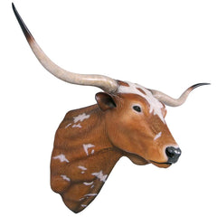 Texas Long Horn Bull Wall Trophy