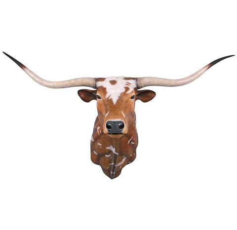 Texas Long Horn Bull Wall Trophy