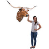 Image of Texas Long Horn Bull Wall Trophy