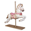 Image of Carousel Horse White & Pink