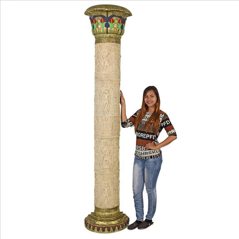 Giant Column Of Luxor Wall Sculpture
