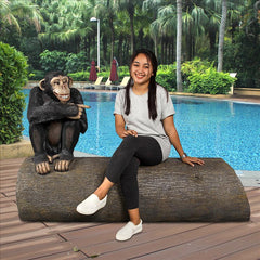 Monkey See Monkey Do Chimpanzee Bench