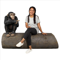 Monkey See Monkey Do Chimpanzee Bench