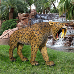 Sabre Toothed Tiger Statue