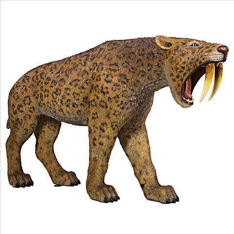 Sabre Toothed Tiger Statue