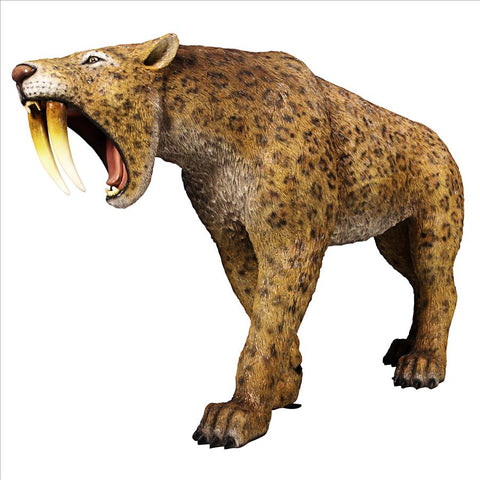 Sabre Toothed Tiger Statue