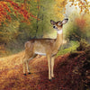 Image of Doe White Tail Deer Statue