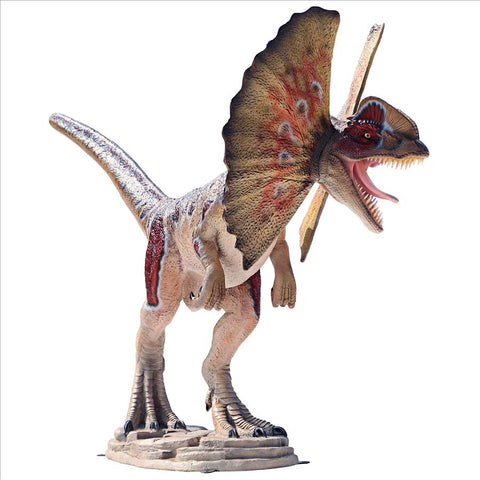 Dilophosaurus Dinosaur Statue